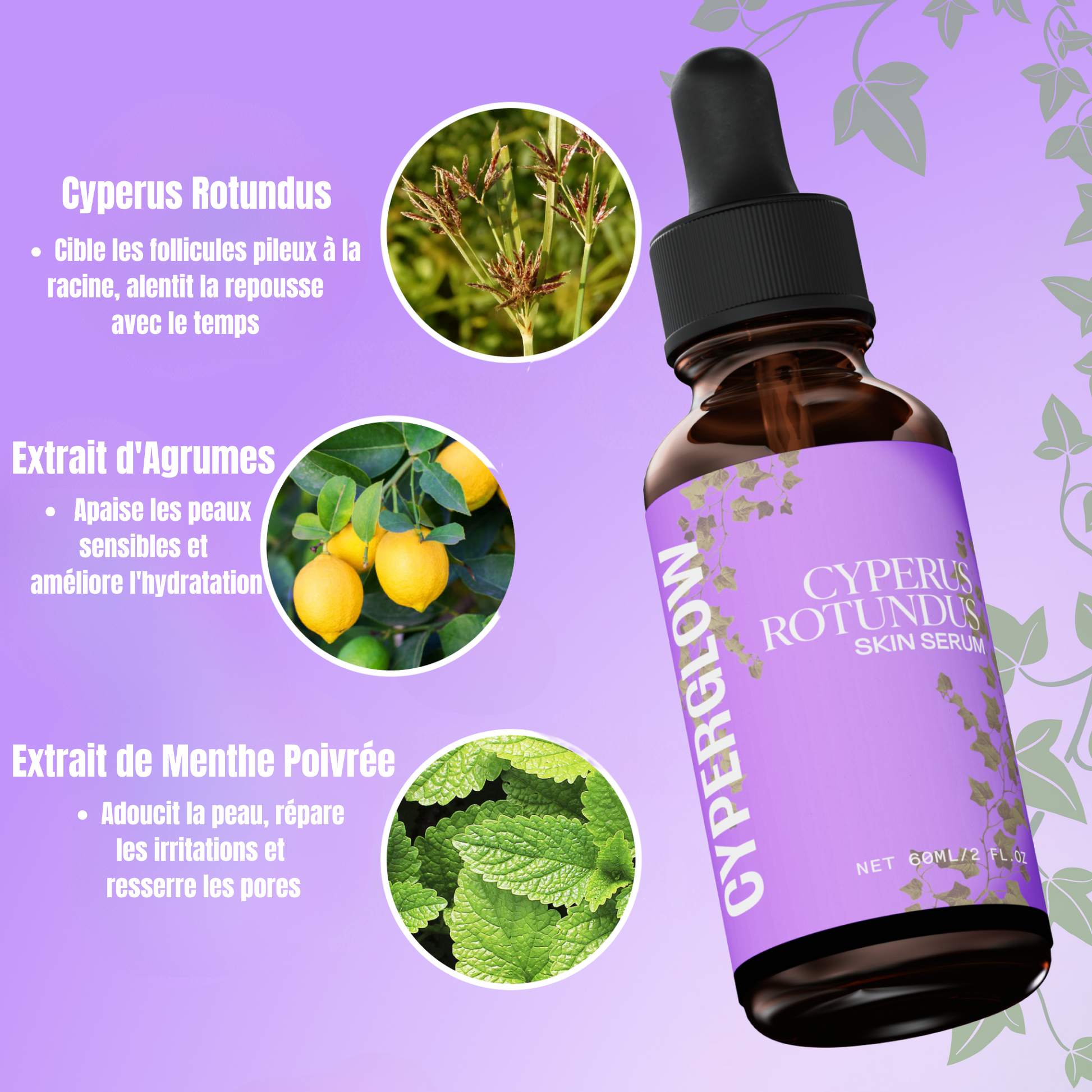 CyperGlow - Sérum Cyperus Rotundus